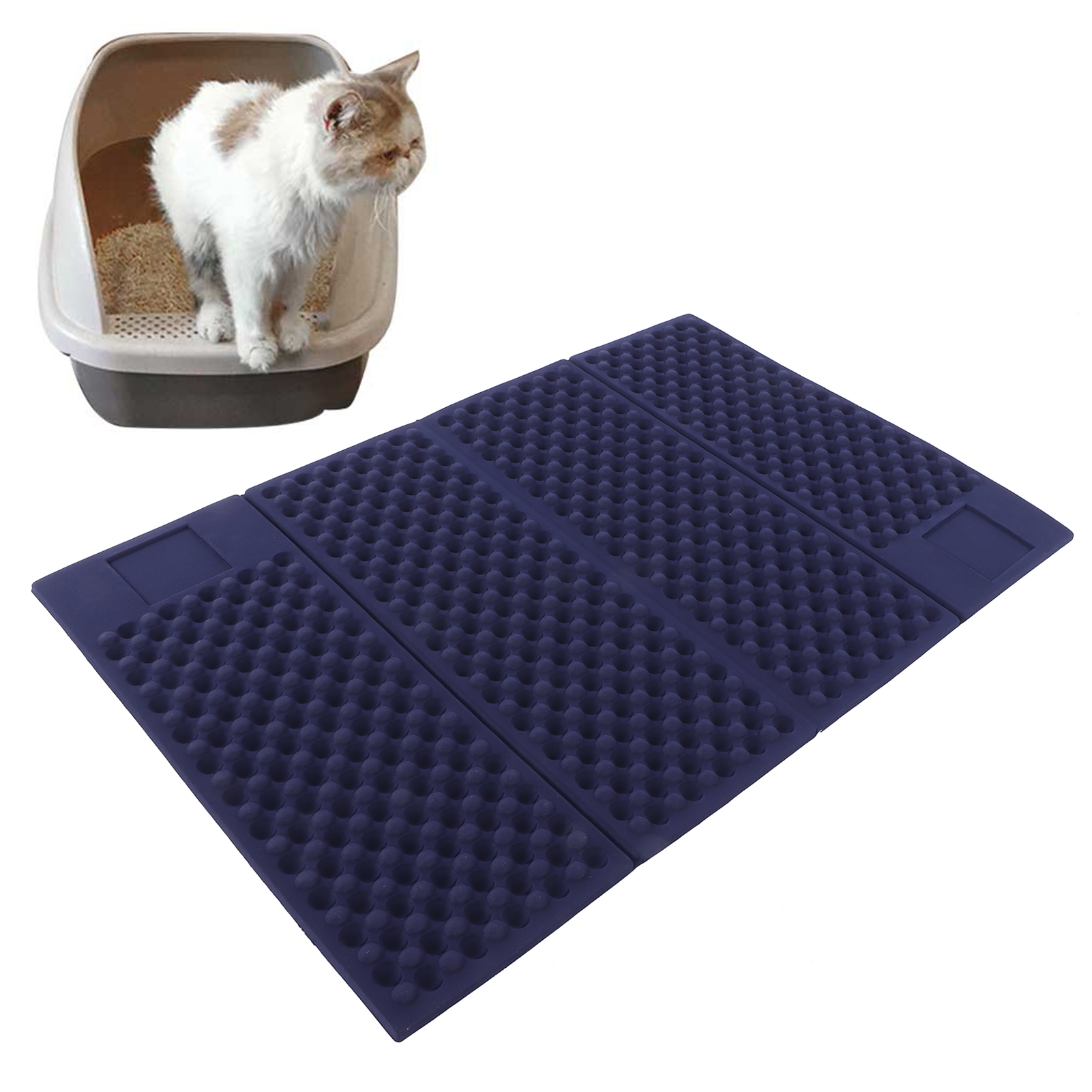 Foldable Cellular EVA Pet Dog Mat Washable Double Side Waterproof Pad Cat Litter Mat