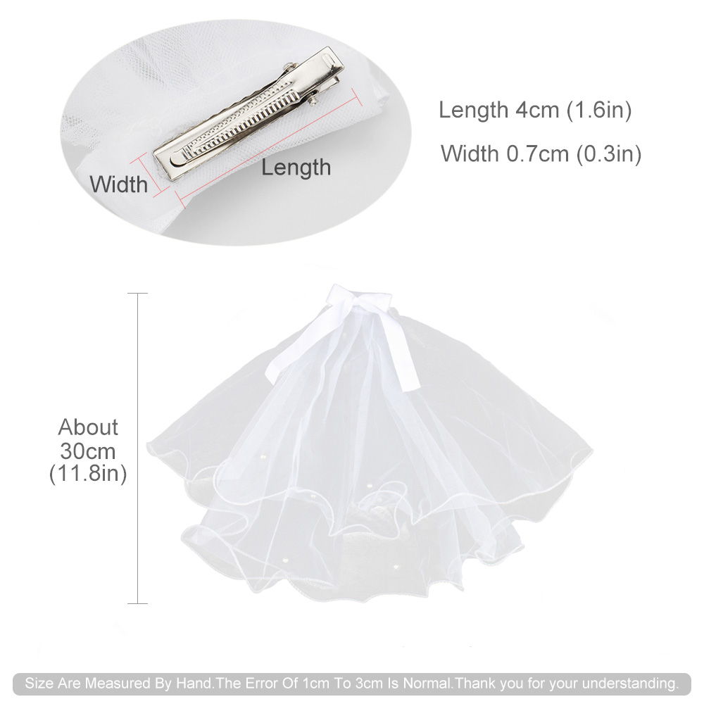 Wedding Pet Bow Headdress Veil Dog Bandana Cat Simulation Flower Ribbon Veil Dog Hair Accessories Valentine's Day Party