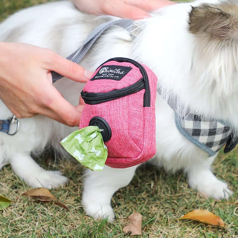 Dog Poop Bag Dispenser Hangingable Dog Poop Bag Holder Poo Bags Dispenser Clean Pick Up Tools Pet Accessories Pet Supplies