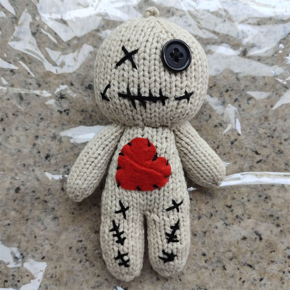 Voodoo Dolls Set With Creepy Revenge Voodoo Doll DIY Halloween Scray Ghost Holder Horror Funny Christmas Ornaments Toys Gift Edb