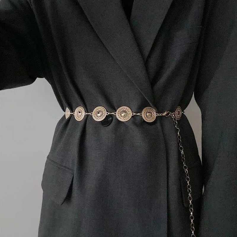 Versatile Bohemia Style Adjustable Waistband Long Waist Belt Dress Body Chain For Women Girls Vintage Openwork Waist Chain Y240911