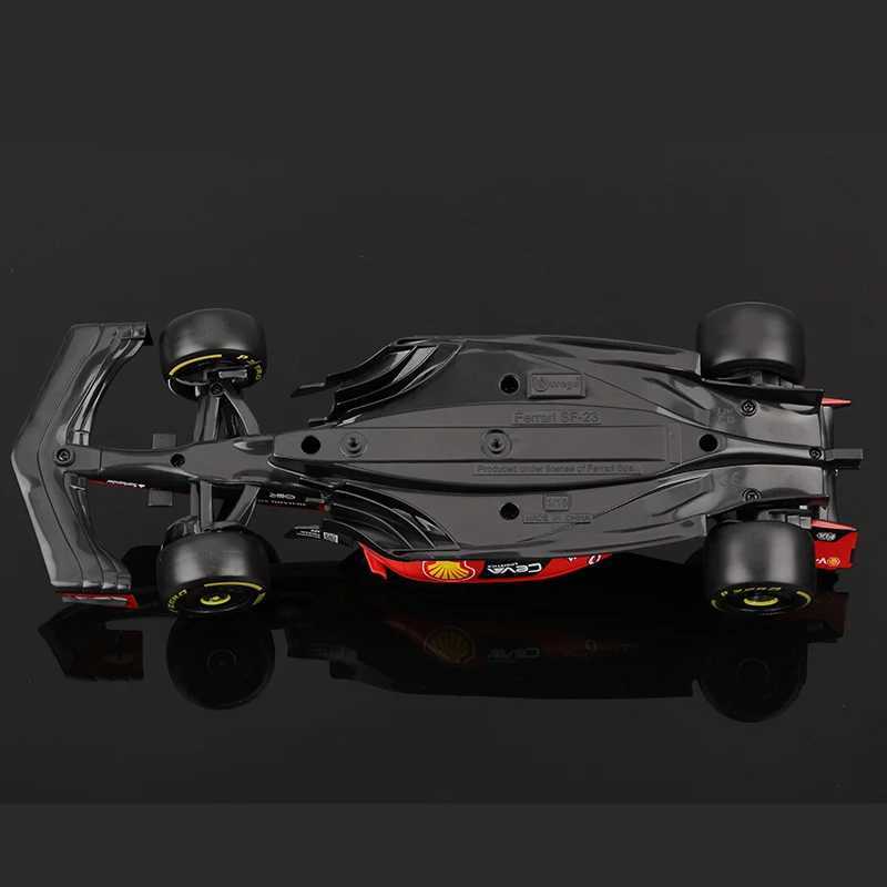 Diecast Model Cars Bburago 1 18 Large Special Edition Ferrari SF-23 F1 Model 2023 Season Sainz Alloy Car Die Casting Car Toy Collection Gift T240910