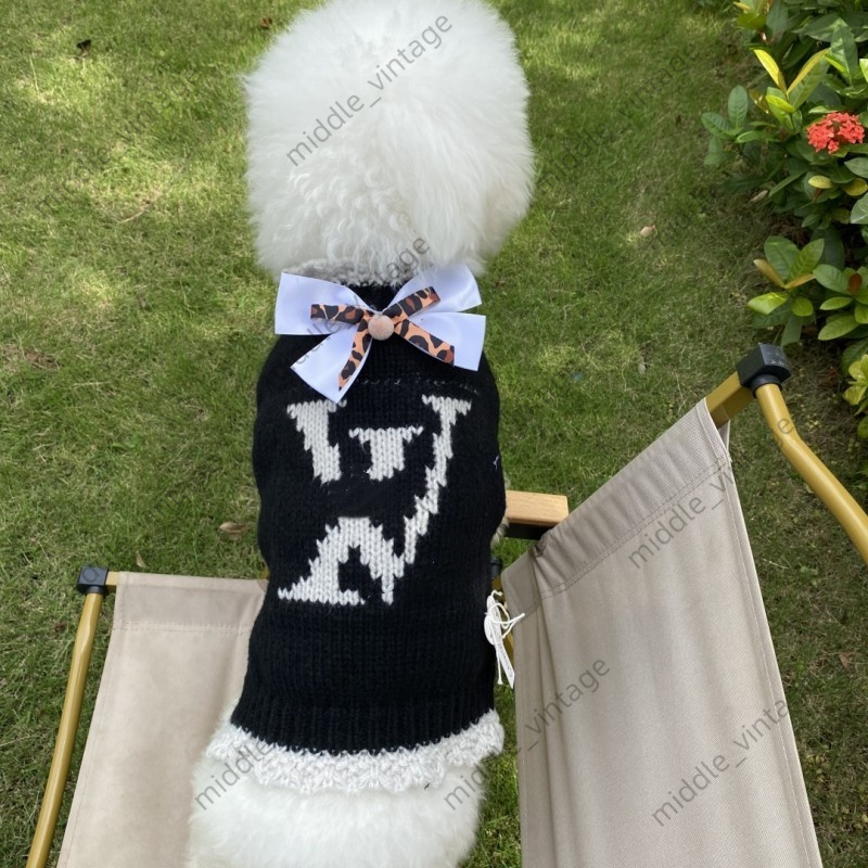 Pet Clothes Dog Clothing New Pet Fashion Brand Knitted Sweater Dogs And Cats Luxurious For Corgi Pomeranian Hairless Cat Bichon Frise Clothes