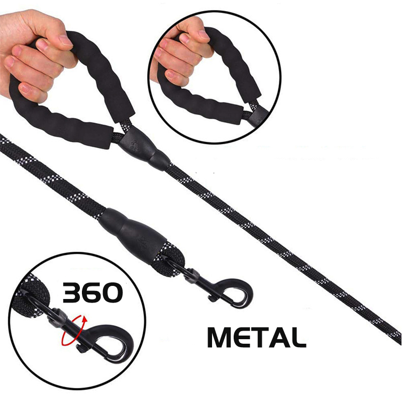 120/150/200/300CM Strong Leashes Soft Handle Reinforced Leash for Small Medium Large Dogs Big Dog Supplies