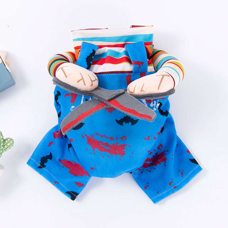 2024 Clothes Cross Border Funny, Wielding Knives, Transforming Into Dogs, Halloween Pet Supplies, Dog Clothes, Autumn