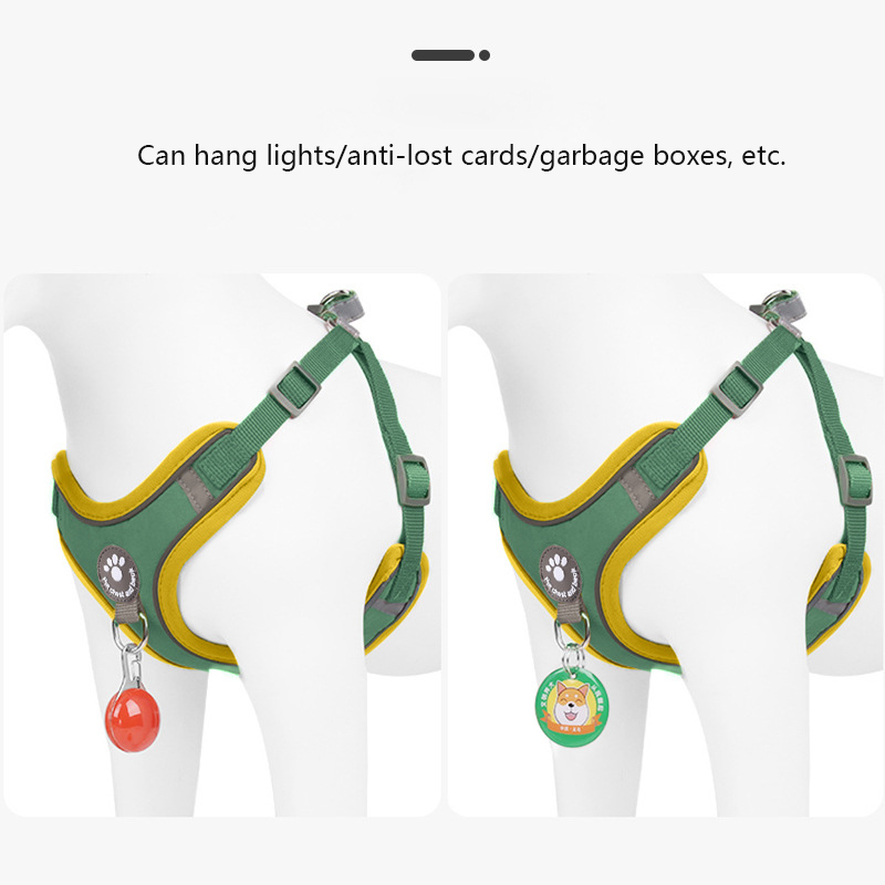 Small Dog Harness and Leash Set Reflective Dog Harness for Small Dogs Medium Dog Adjustable Pet Harness Easy Control for Walking