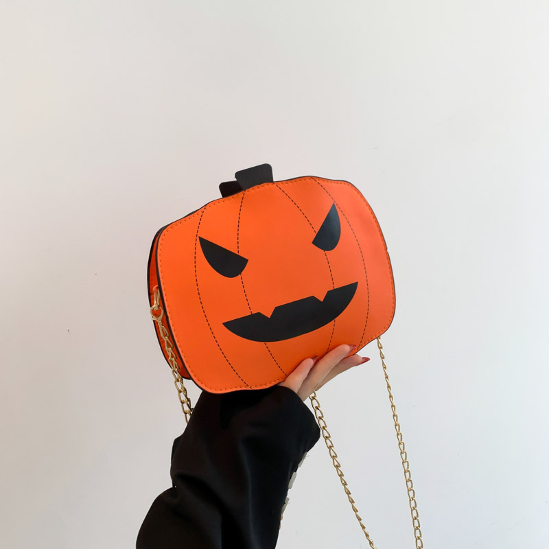 2025 Designer Women Fashion Halloween 3 Bag crossbody bags Gifts Pumpkin Pattern for Home Dec Outdoor Indoor Party Decoration