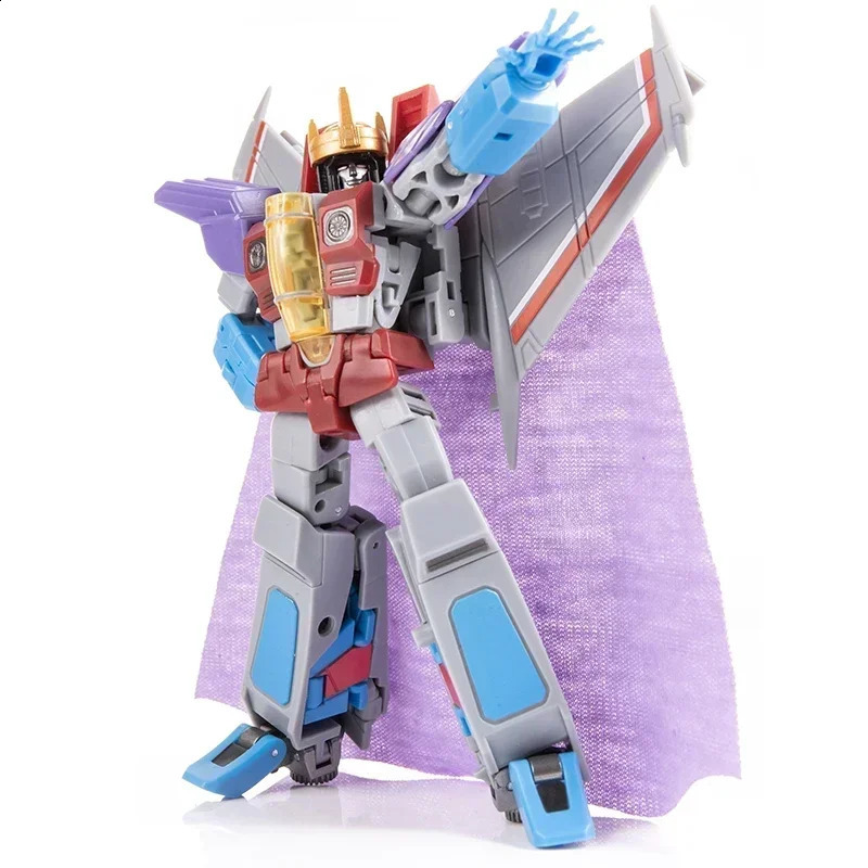 JINBAO Transformation FG-04 FG04 Starscream False Eperor Air Craft With Stand And Cape Crown Action Figure 240902
