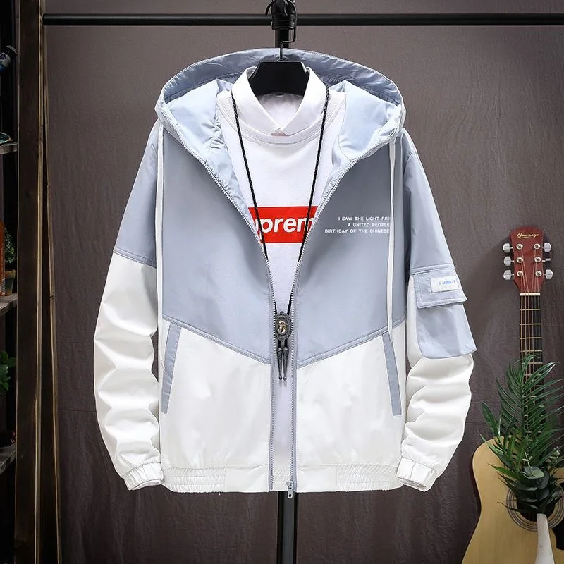 Spring/Summer Fashion Trend Hoodie Mens Casual Relaxation Comfortable Breathable High Quality Plus Size Coat 240906