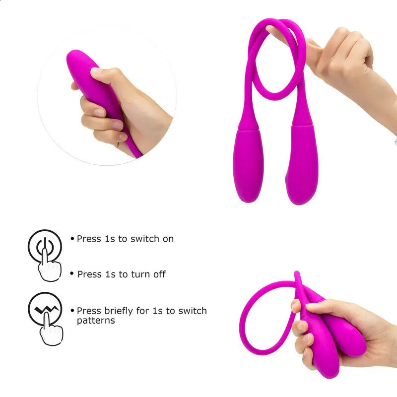 Double Vibrating egg Bendable Penetration Vibrator vaginal balls machine anal butt plug adults sex toys for women couple two 18 240904