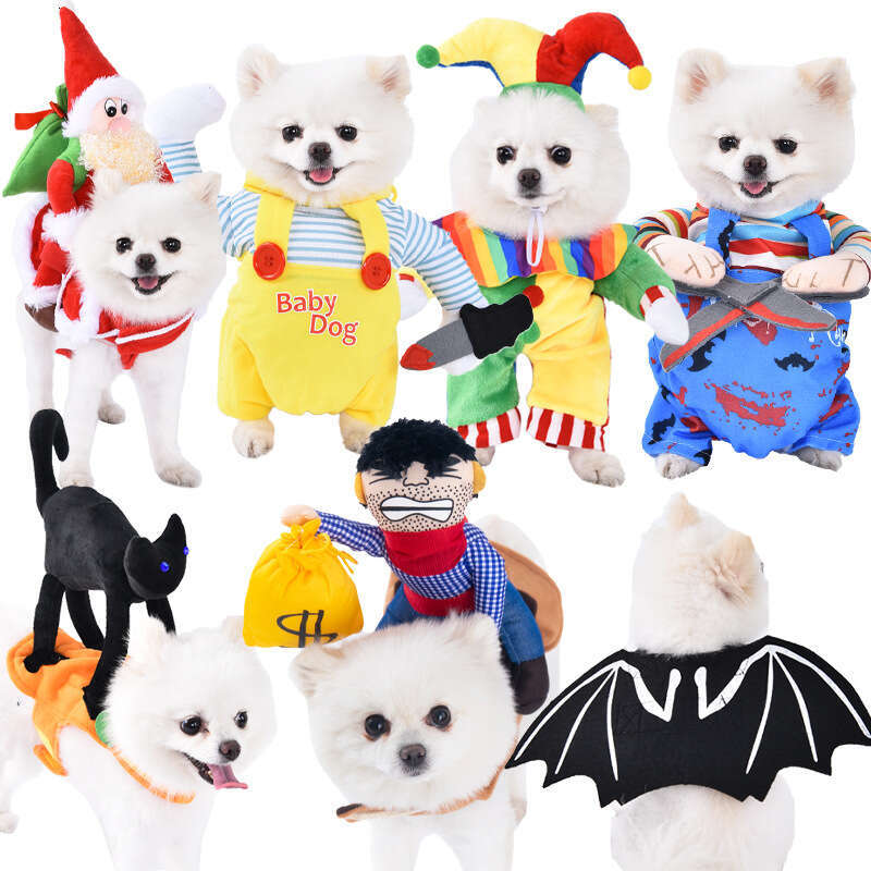 2024 Clothes Cross Border Funny, Wielding Knives, Transforming Into Dogs, Halloween Pet Supplies, Dog Clothes, Autumn