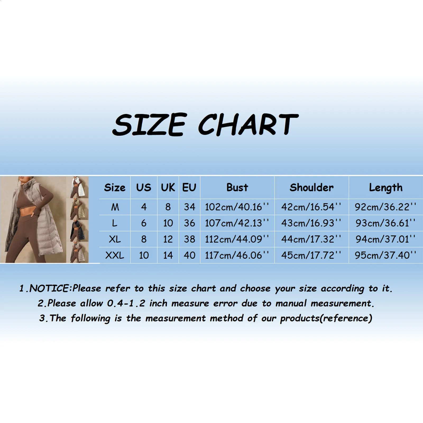 Womens long waisted coat winter warm vest jacket loose sleeveless zipper womens streetwear solid 240910