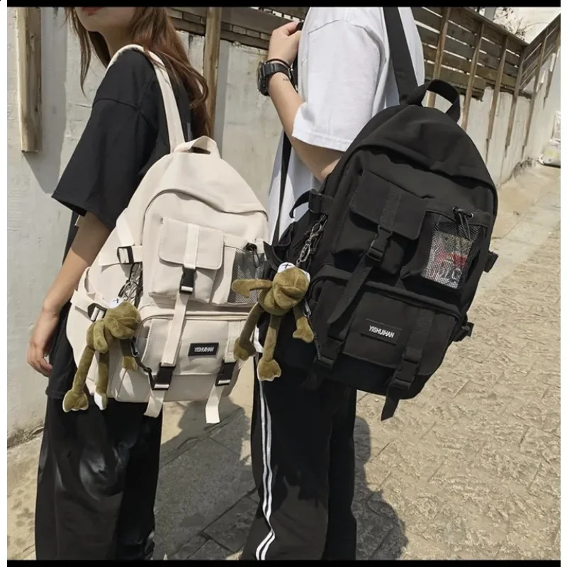 Backpack Outdoor Bags Nylon Women Man Bagpack Anti Theft Casual Travel School Camping Backpacks for Teenager Korean Back Pack 240910