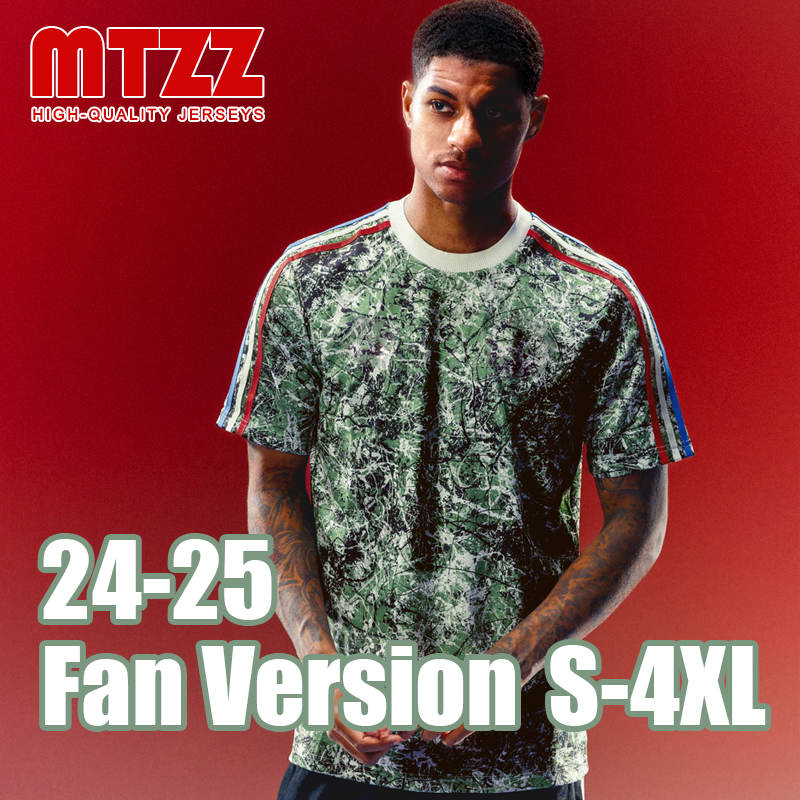 XXXL 4XL MTZZ 24 25 Stone RoseS Soccer Jersey Special Co branded Styles Mens Jerseys Man Top Football Shirt 2024 2025 Fan Version