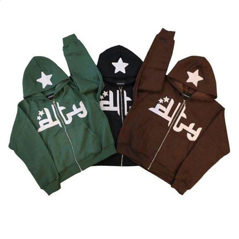Harajuku Aesthetic Y2K Women Hoodies Letter Print Punk Loose Sweatshirt Hip Hop Long Sleeve Pocket Men Sweatpant Streetwear Tops 240910