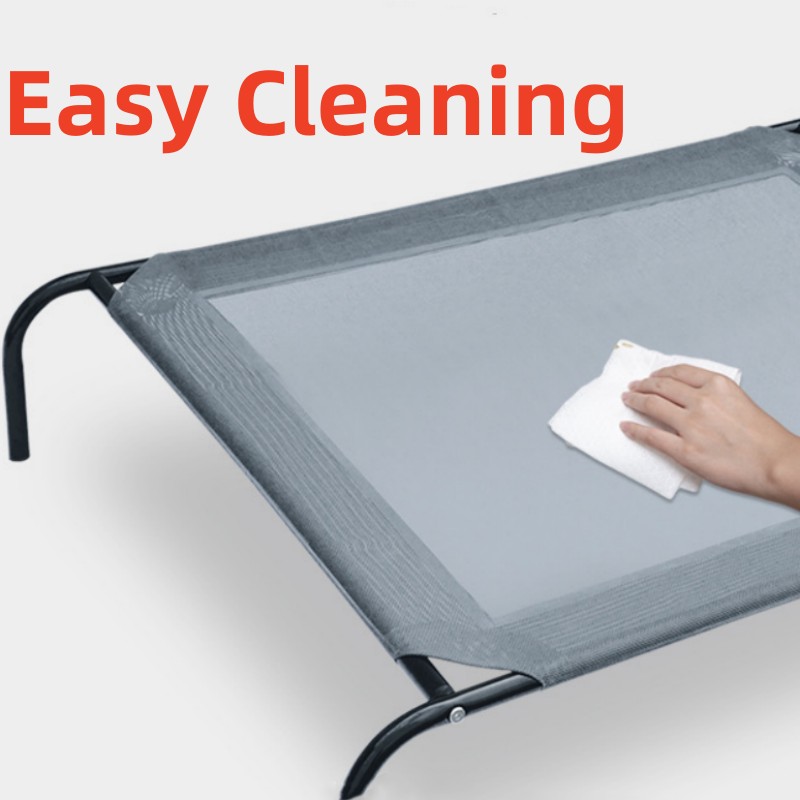 Detachable Bed Moisture Proof Dog Large Dogs Sleeping Kennel Breathable Iron Frame Beds for Pet Camping