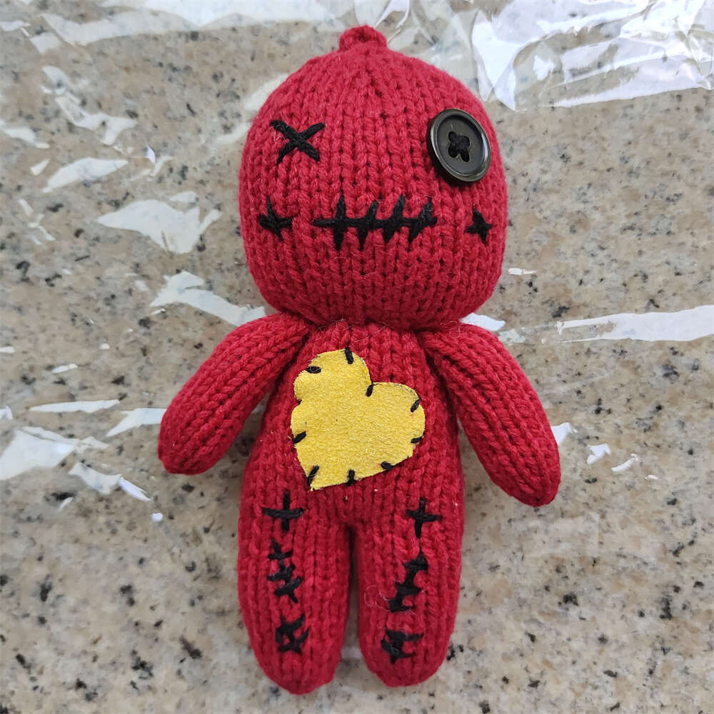 Voodoo Dolls Set With Creepy Revenge Voodoo Doll DIY Halloween Scray Ghost Holder Horror Funny Christmas Ornaments Toys Gift Edb