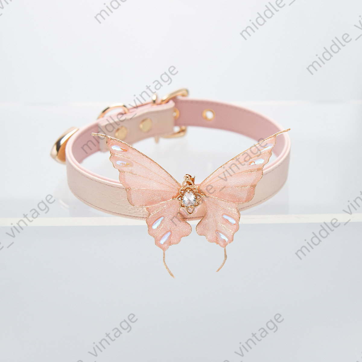 Subculture Soap Liquid Butterfly Handmade Snakeskin Original Xiaohongshu Cross-border Hot Collar (collar Traction Rope Set)