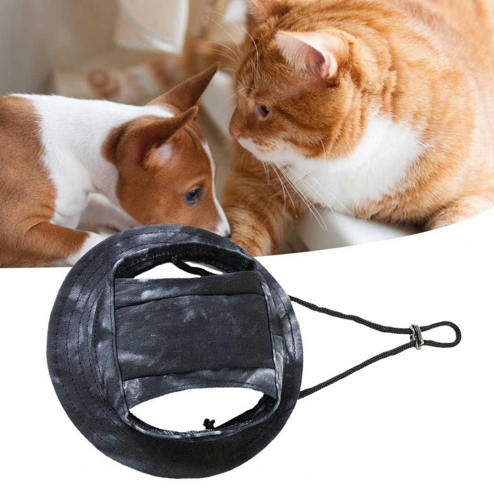 Dog Sunproof Baseball Bucket Hat Soft Texture Dog Bucket Hat Adjustable Pet Supplies Casual and cute Pet Decoration 99c