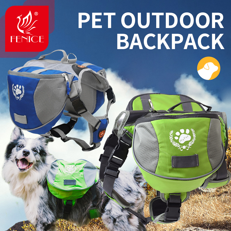 Fenice Professional Multi-Function Detachable Waterproof Breathable high-capacity Adjustable Pet Dog Bag Outdoor Backpa