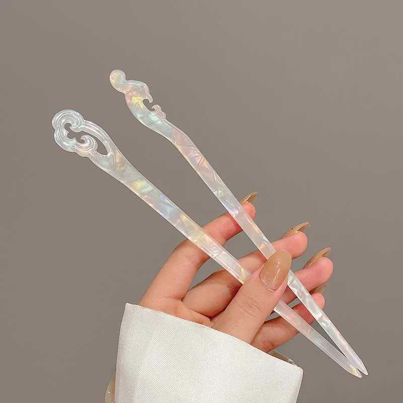 Fashion Acetate Resin Chopsticks Chinese Style Hair Sticks Women Hairpins Hair Clip Headwear Wedding Hair Jewelry AccessoriesX240911