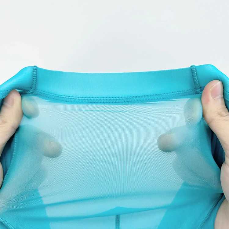 CMENIN Summer Ice Silk Men Underwear Sexy Transparent Gays Man Boxer Underpants Ultra-thin Mens Panties Sissy Sports Man Boxers Y240910