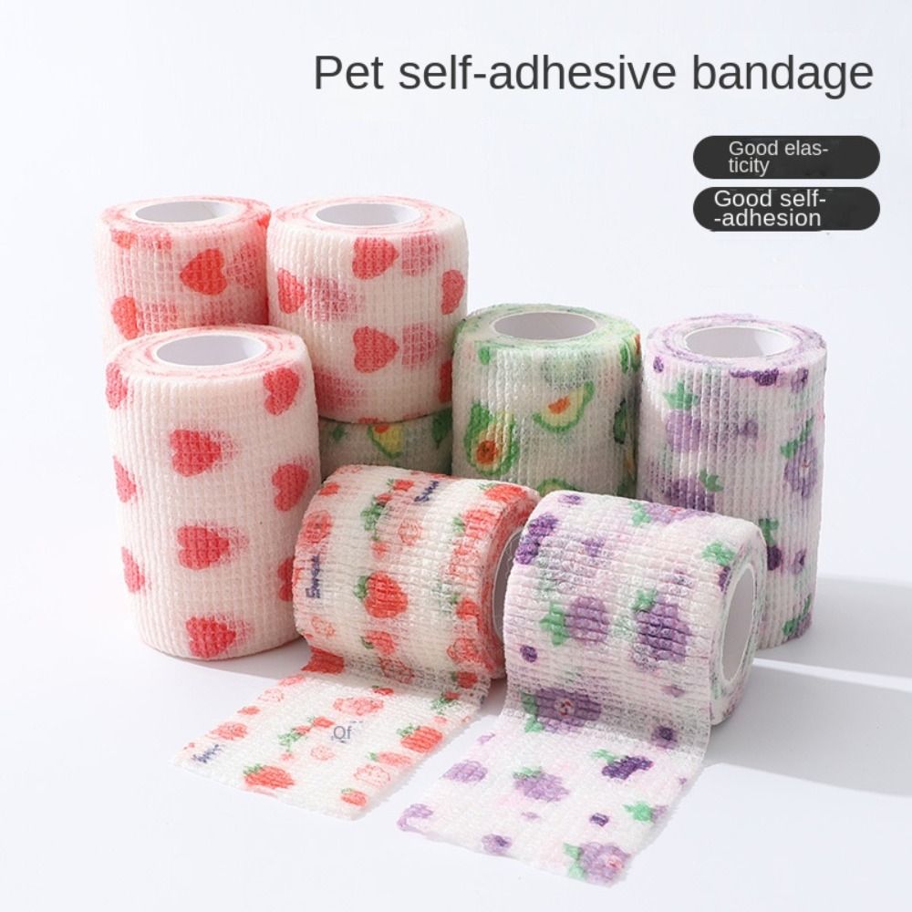 Disposable Dog Foot Covers Pet Foot Protection Covers Self-adhesive Go Out Anti-dirty Bandage Foot Wrap Breathable Cat Shoes