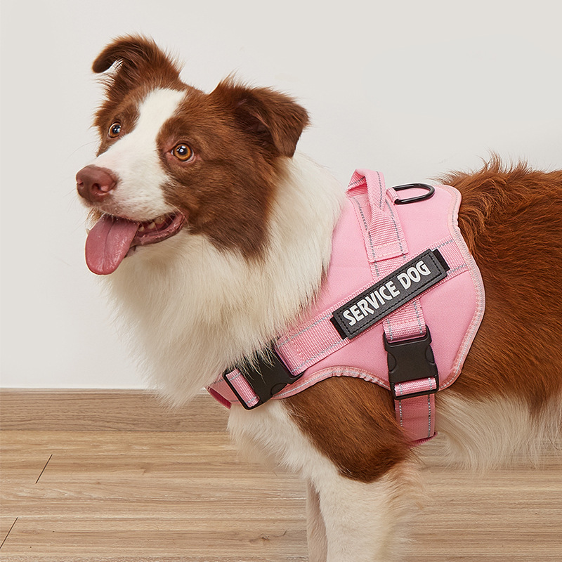 Dog Harness No Pull,Dog Vest Harness with Handle & Molle, Easy Control Dog Harness for Large Dogs Training,Adjustable Reflective