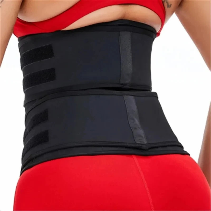 Latex Waist Trainer 25 Steel Bone Body Shaper with 2 Removable Strap Zipper and Hook Modeling Strap Tummy Control Belt 240907