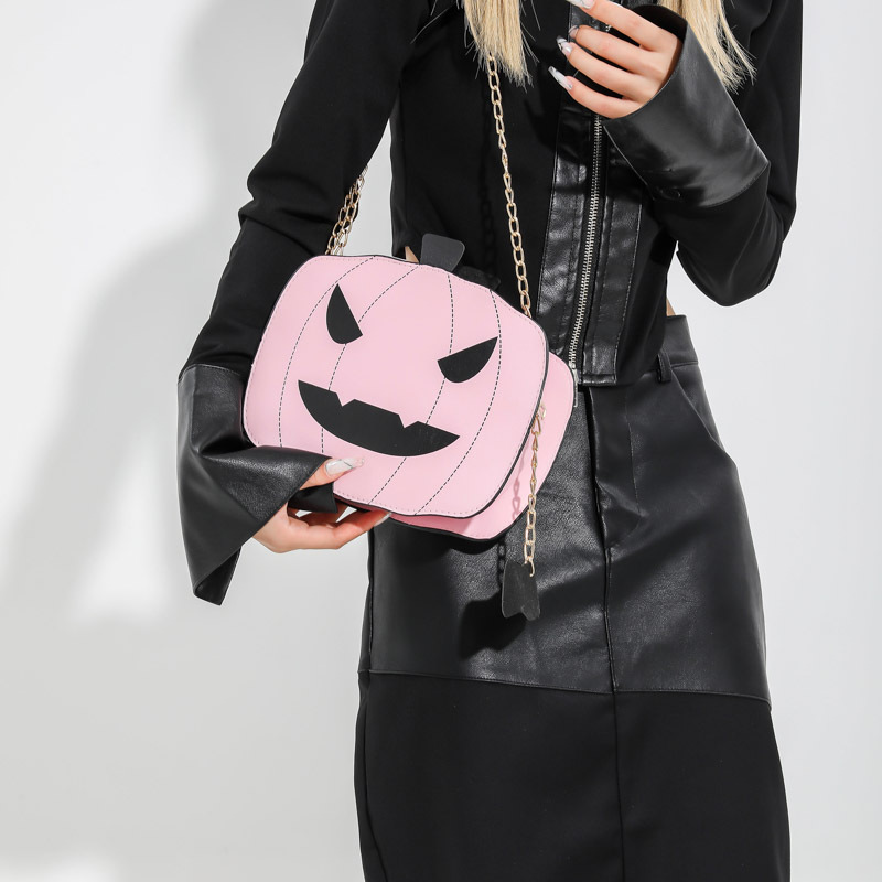 2025 Designer Women 3 Fashion Halloween Bag PU crossbody bags Gifts Pumpkin Pattern for Home Dec Outdoor Indoor Party Decoration