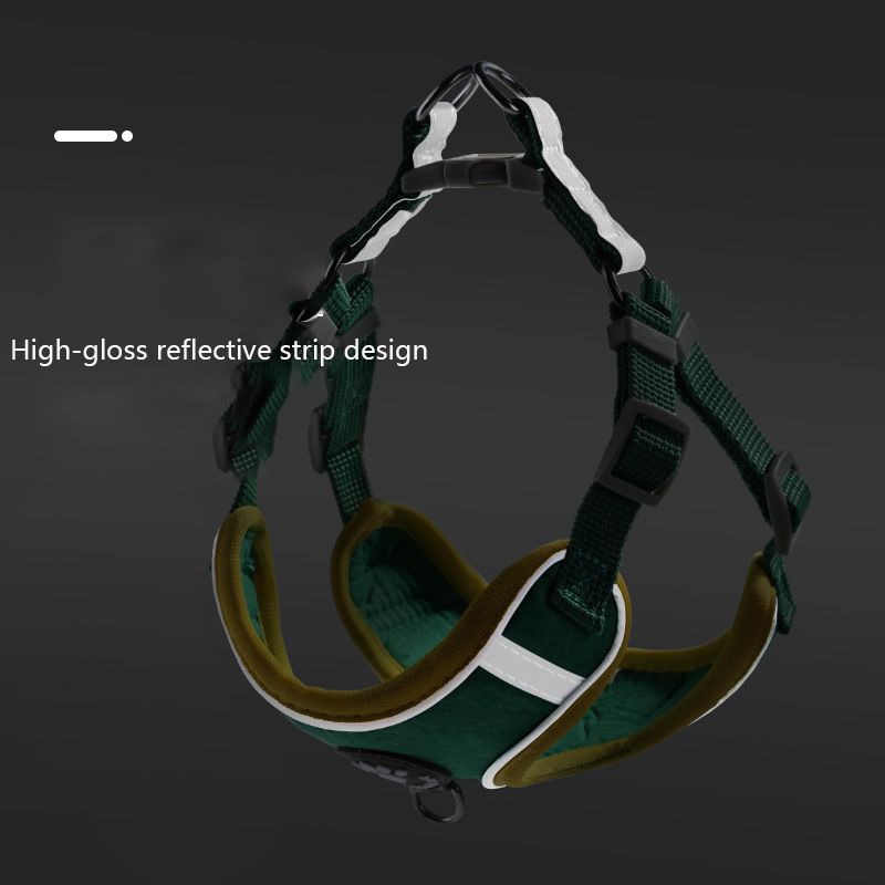 Small Dog Harness and Leash Set Reflective Dog Harness for Small Dogs Medium Dog Adjustable Pet Harness Easy Control for Walking