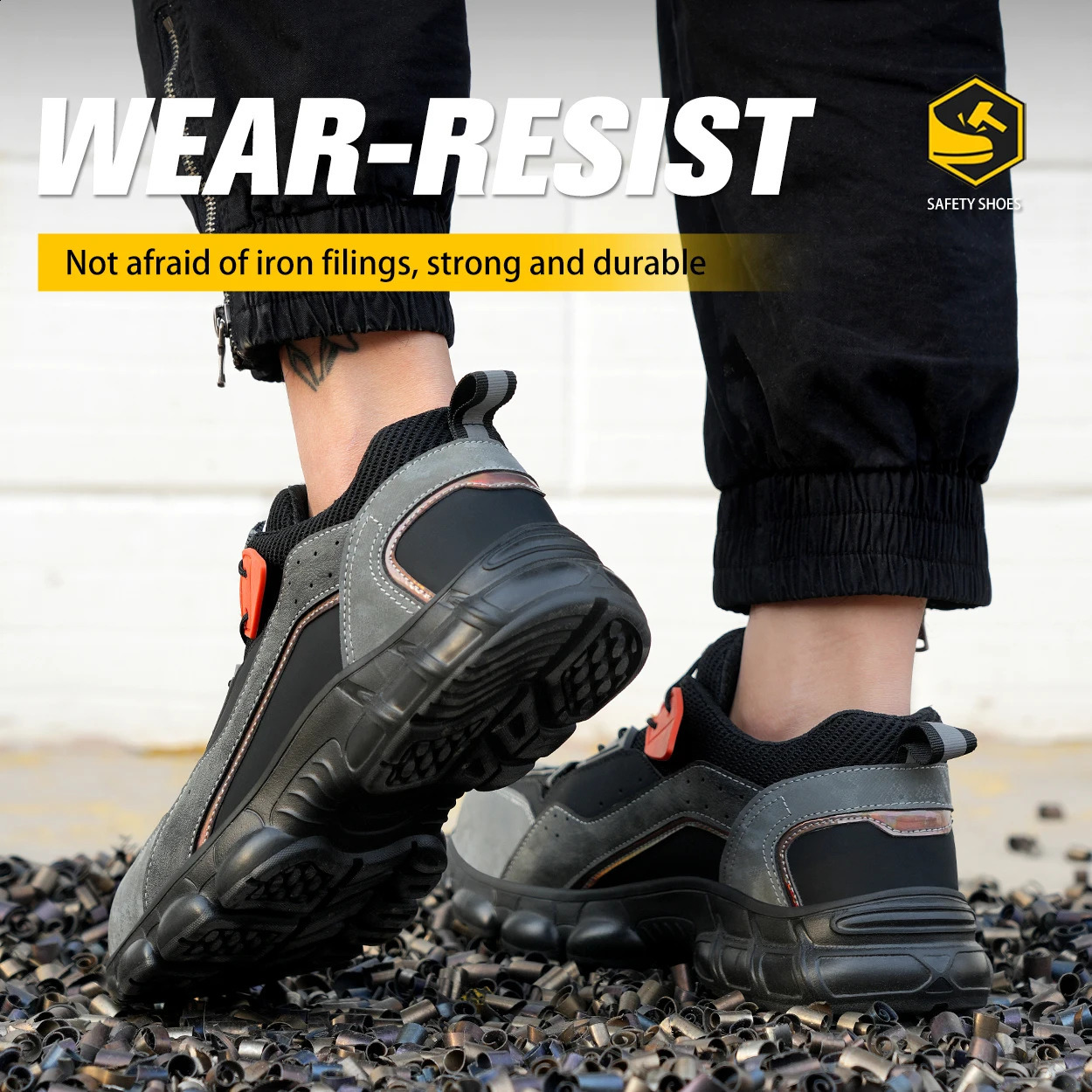 2025 new Rotating Button Safety Anti-smash Anti-puncture Work Fashion Sport Shoes Security Protective Boots Men 240904
