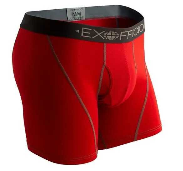 Exofficio Mens Boxing Short Underwear Sports Mesh 6-inch Mens Boxing Shorts Sexy Mens Quick Drying Lightweight Breathable US Size X2412071