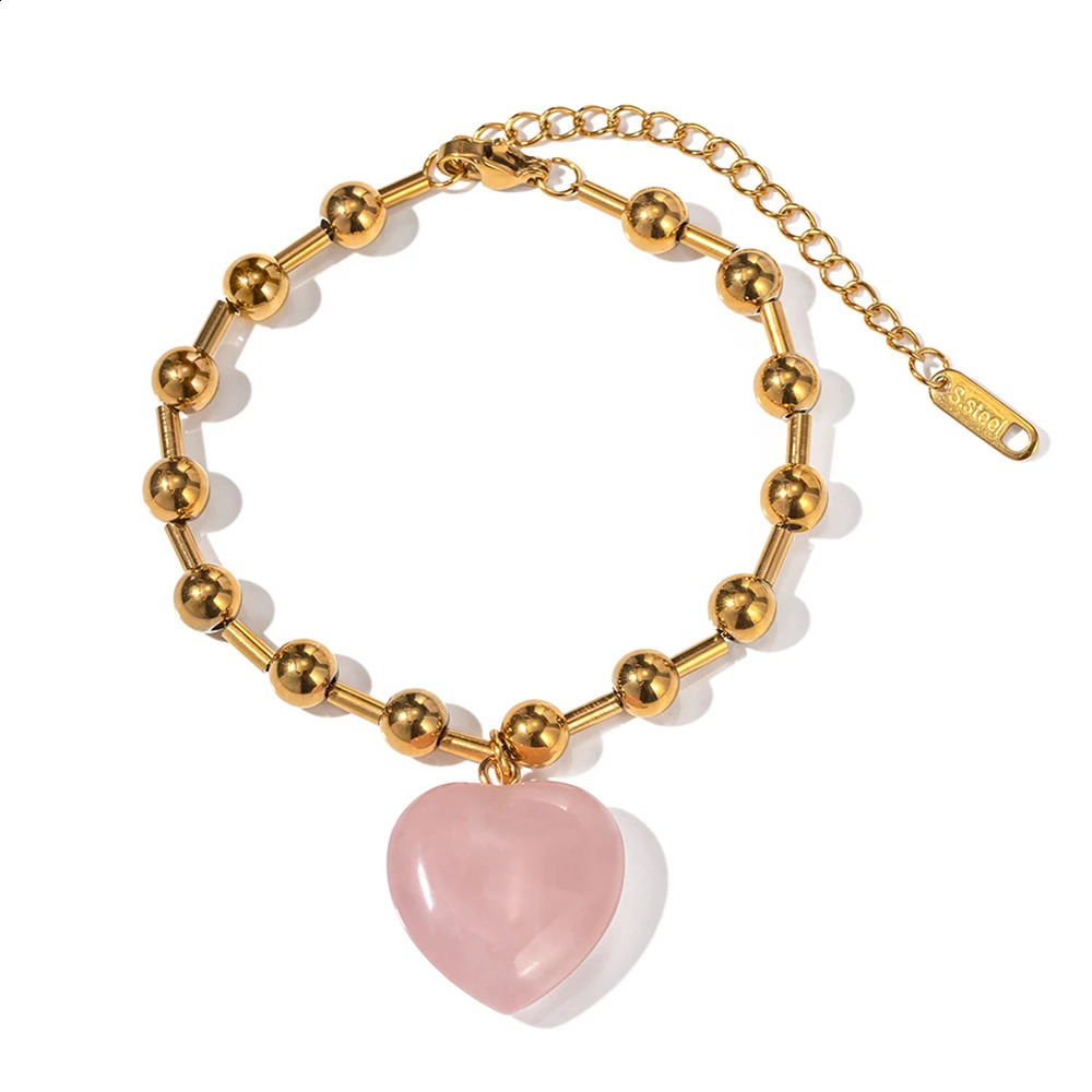 Uworld Minimalist Jewelry 18K gold-plated stainless steel ball bead chain necklace for women para mujer 240911
