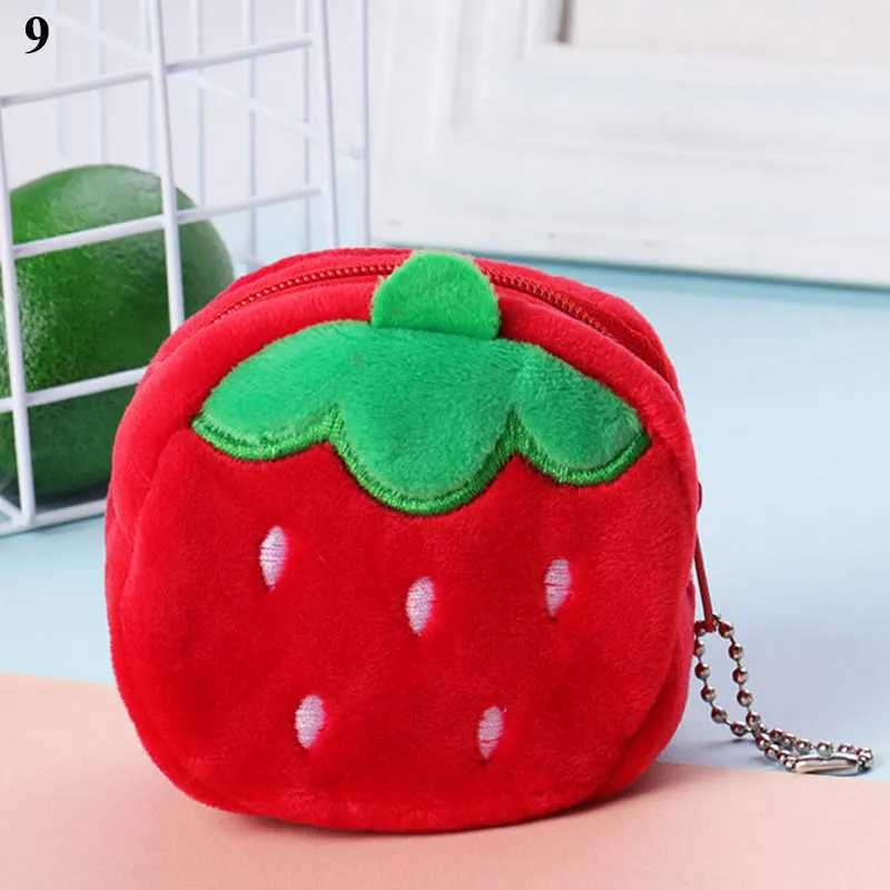 Women Coin Purse Carto Zipper Plush Coin Purse Pouch Purse Earphe Bag Wallet Bag Key Holder Bags For LadiesXJ241111