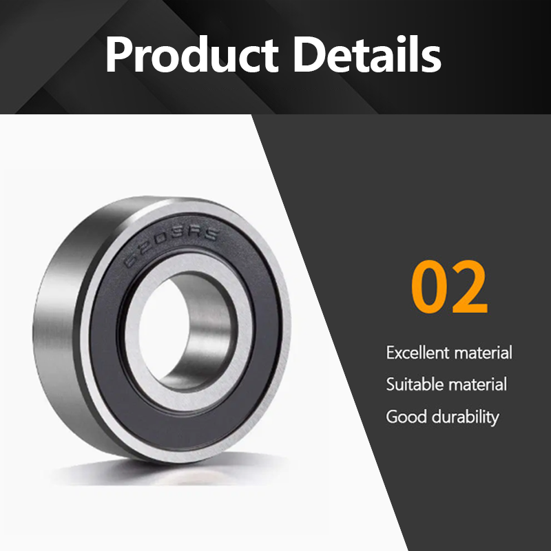 6204-2RS Zz Ball Bearings (20X47X14mm) Deep Groove Ball Bearing for Garden Machinery Electric Toys and Tool etc