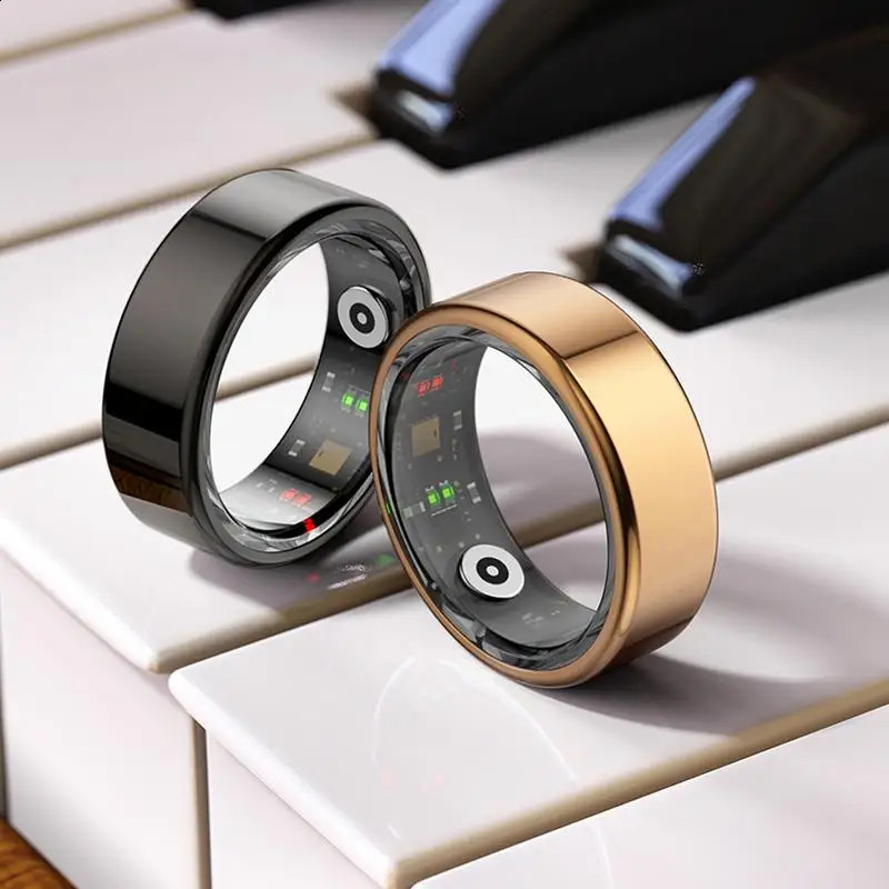 Smart Ring Mens Heart Rate Blood Oxygen Sleep Recorder Health Monitor Sports Activity Fitness Tracker Ring 240911