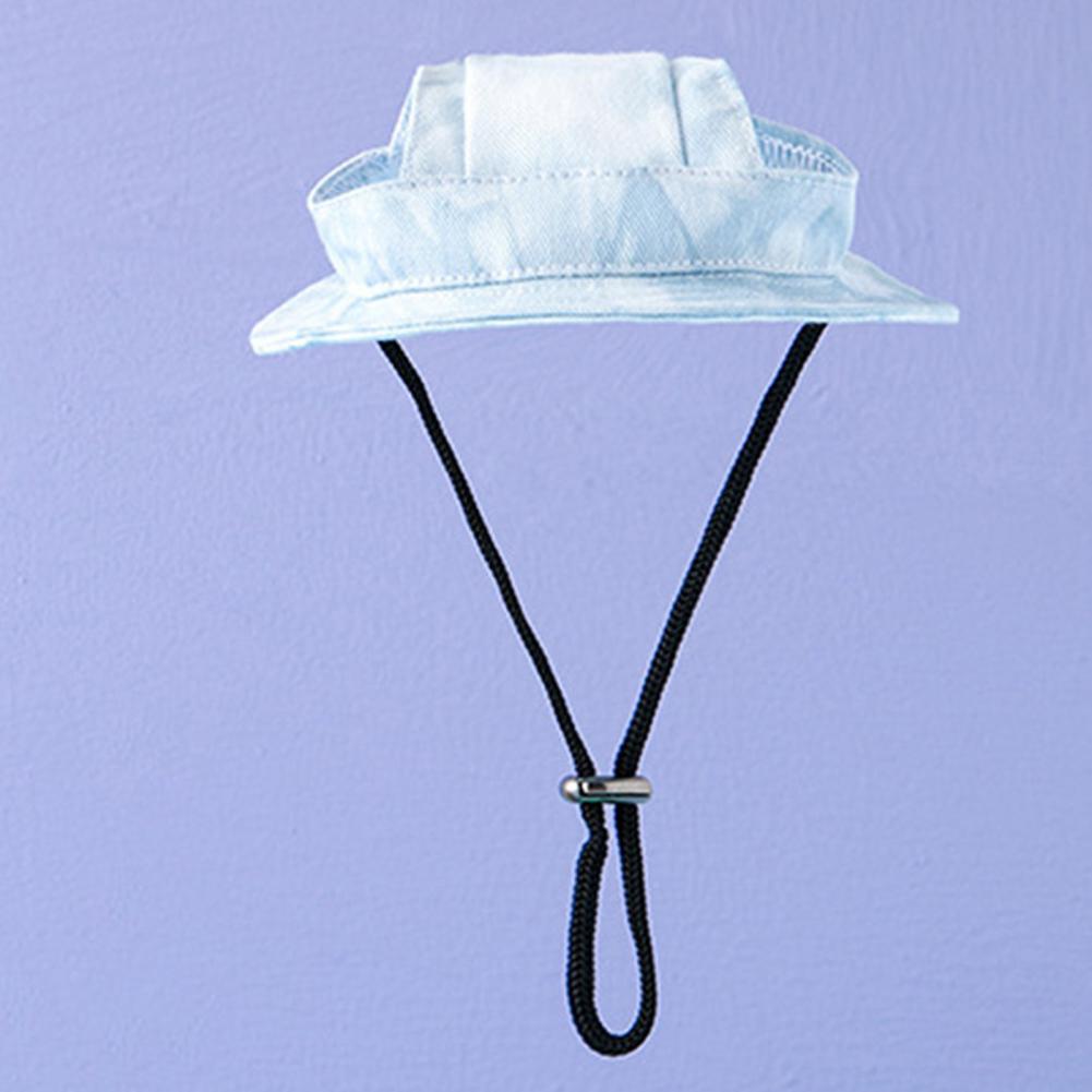 Dog Sunproof Baseball Bucket Hat Soft Texture Dog Bucket Hat Adjustable Pet Supplies Casual and cute Pet Decoration 99c