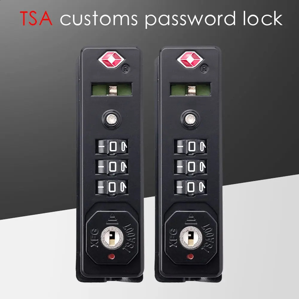 Hardware protection secure luggage weather resistance TSA customized lock security code lock 3Digit combination lock TSA13116 240907