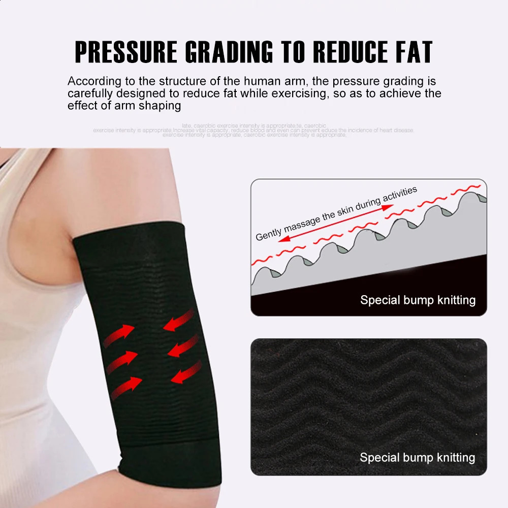1 Pair Arm Slimming Shaper Compression Wrap Sleeve Helps Lose Arm Fat Tone up Arm Shaping Sleeves for Women 240903