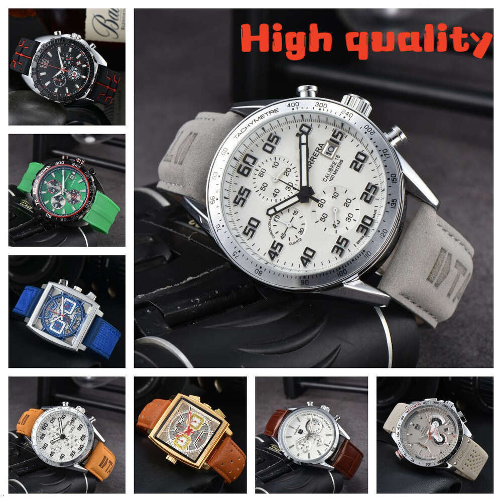 New Mens Monaco Watch Man Designer Tag F1 Watch Quartz Movement Tag Hue Leather Band A Variety Of Styles To Choose From With Box b9f