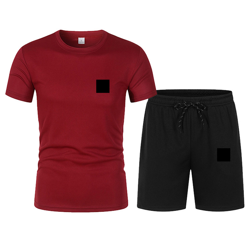 2025 Designer style, letter design, summer men's short-sleeved short pants set