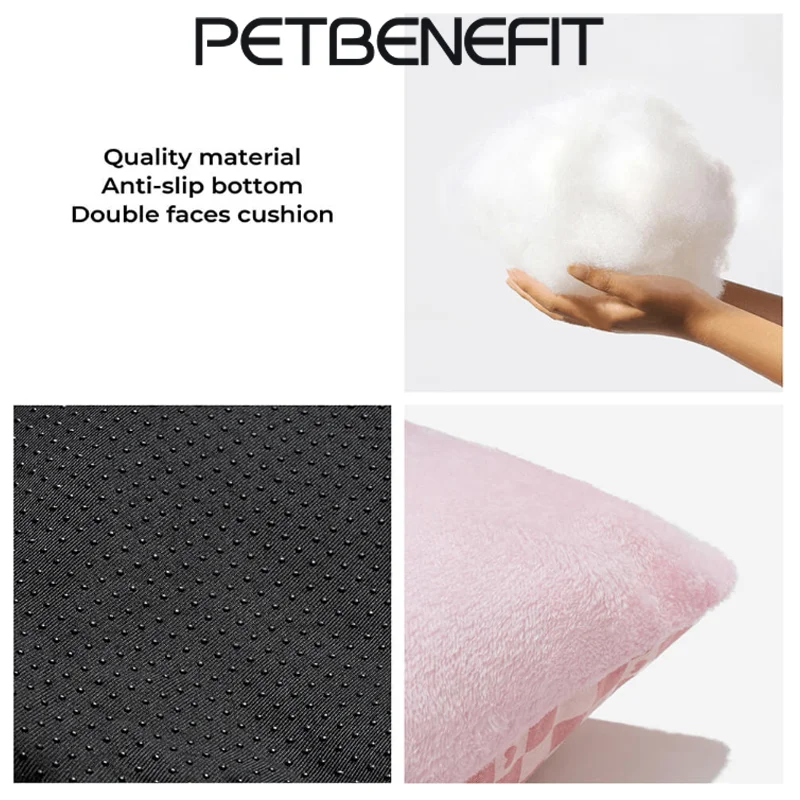 Pet Dog Portable Car Seat Central Control Nonslip Dog Carriers Safe Car Armrest Box Booster Kennel Bed for Small Dog Cat Travel