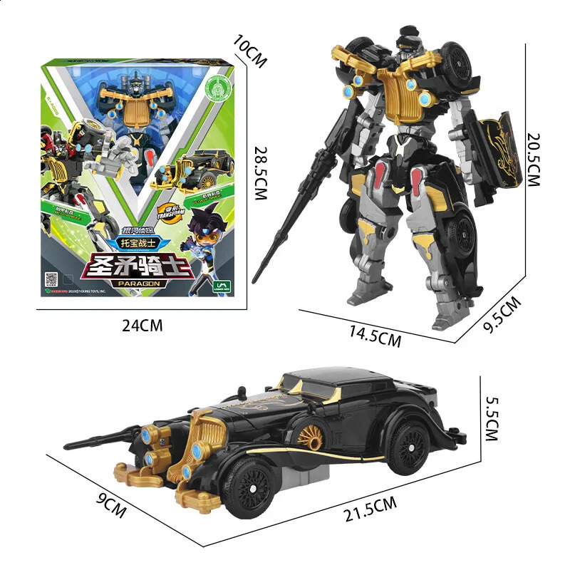 19 Type Tobot GD Justice V Transforming Robot to Car Toy Korea Cartoon Brothers Anime Tobot Transformation Car Toys 240902