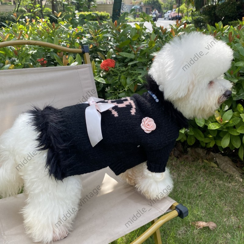Pet Clothes Dog Clothing New Pet Fashion Brand Knitted Sweater Dogs And Cats Luxurious For Corgi Pomeranian Hairless Cat Bichon Frise Clothes