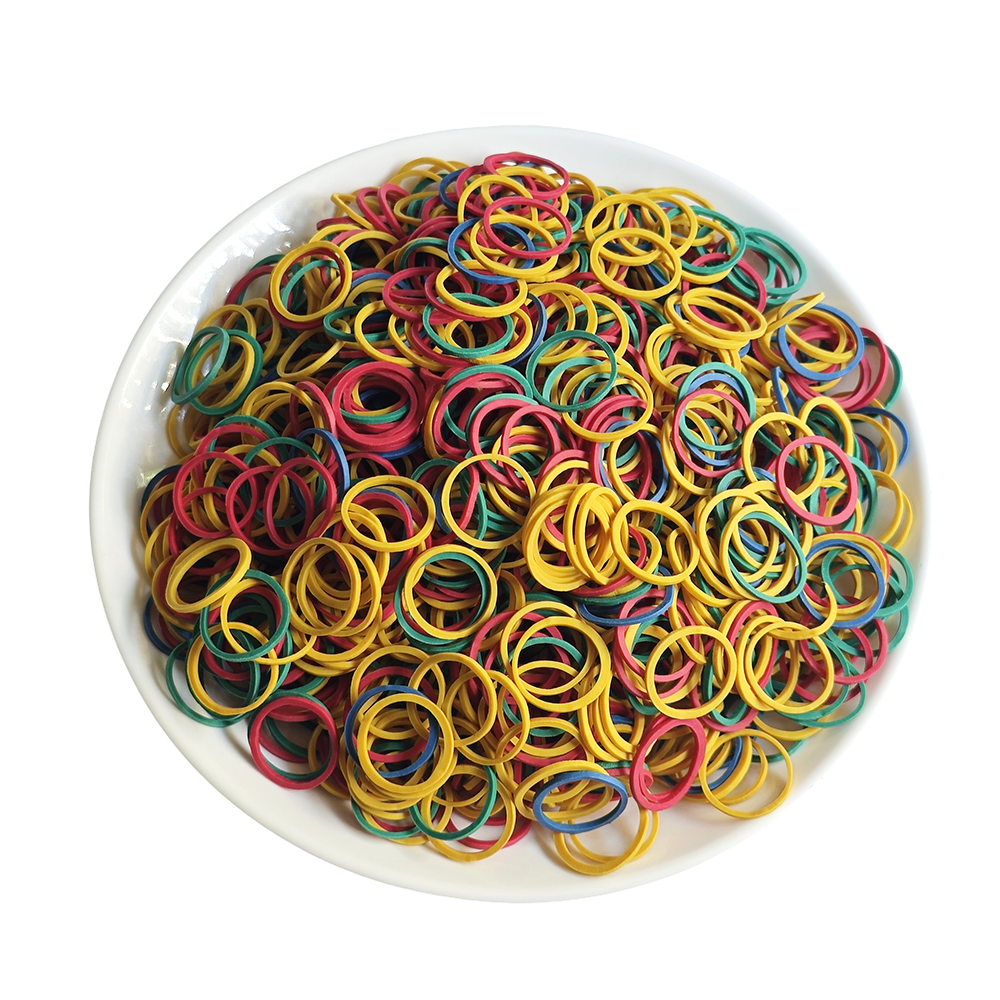 300 Pieces Elastic Rubber Band For Dog Cute Colorful Pet Hair Accessories Small Dog Grooming Hair Band Diameter 0.75 inch