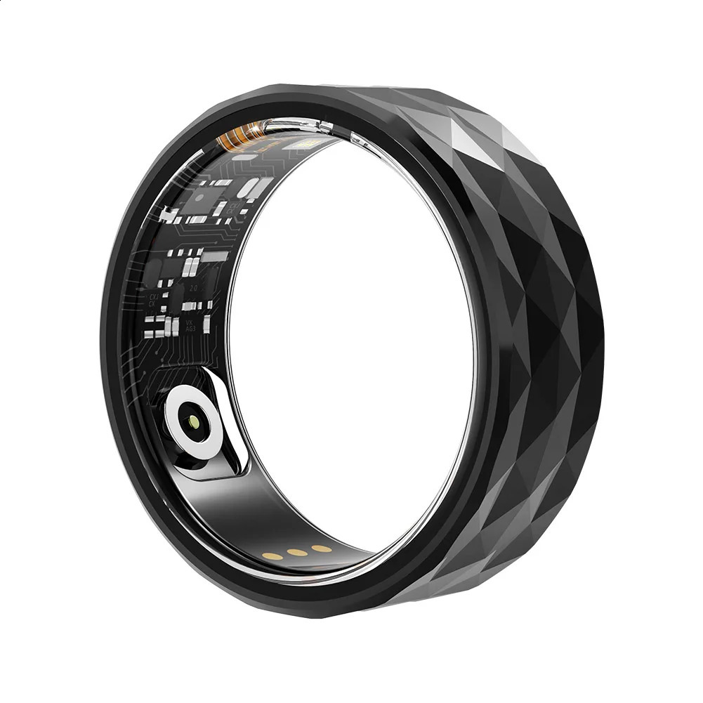 R12M Smart Ring IP68 Waterproof Health Monitor Multi sport Mode Step Distance Calorie Counter Fitness Ring Suitable for Android and iOS 240911