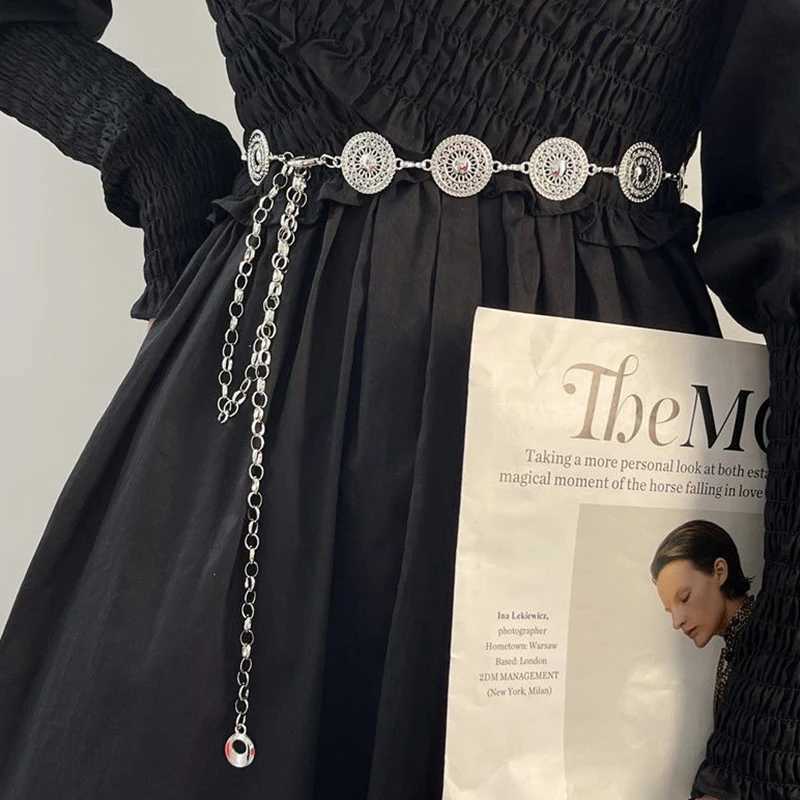 Versatile Bohemia Style Adjustable Waistband Long Waist Belt Dress Body Chain For Women Girls Vintage Openwork Waist Chain Y240911