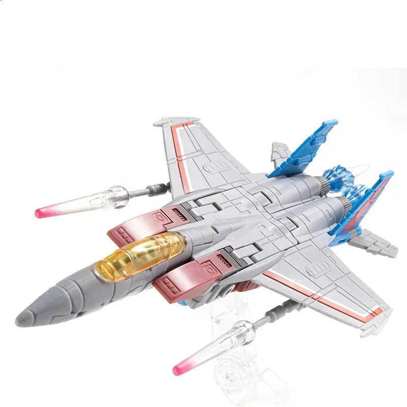 JINBAO Transformation FG-04 FG04 Starscream False Eperor Air Craft With Stand And Cape Crown Action Figure 240902