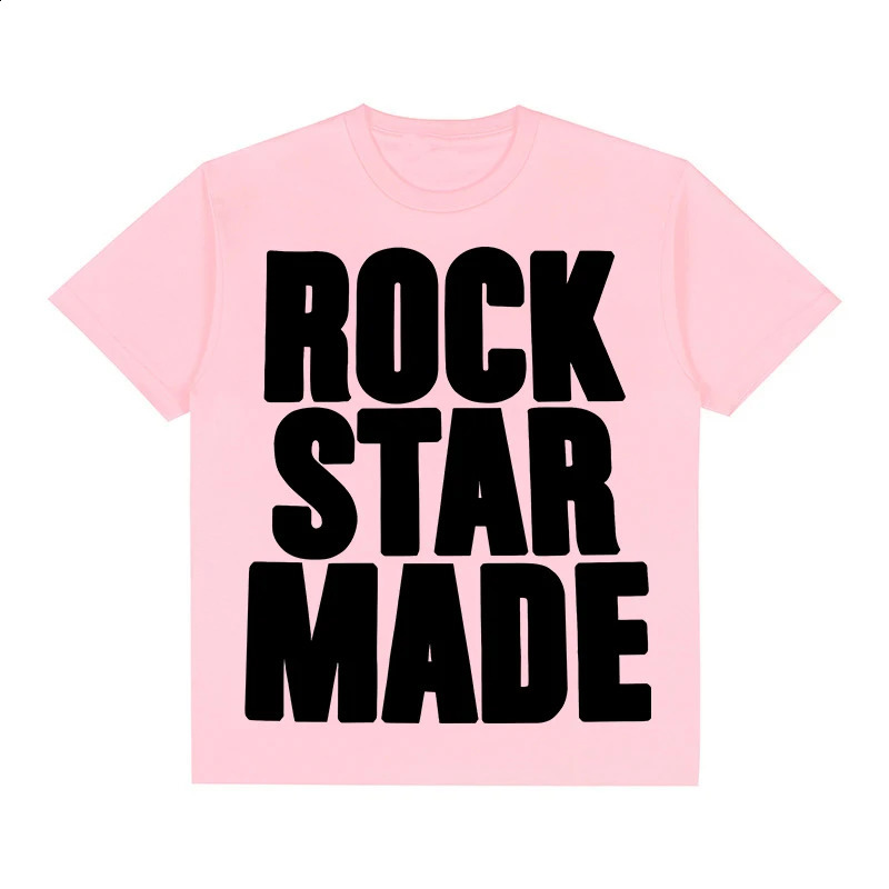 Rock Goth Fashion Mens Punk Grunge Hip Hop Rap vintage Letter Print Short Sleeve T-Shirt Casual Oversized Y2K Cotton Streetwear 240911 - view 5